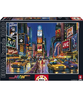 Educa Jigsaw Puzzle - Times Square, New York - 1000 pieces